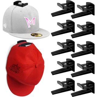 4/8pcs Organizador De Bonés De Baseball Estável Anti-Queda Para Parede Da Porta