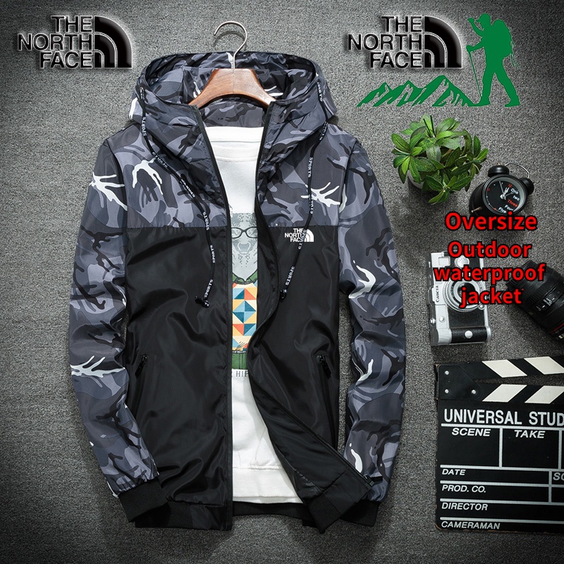 The North Face exterior camuflagem jaqueta homens mulheres com