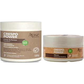 Apse Crespo Power Máscara 300g e Creme de Pentear 500 g