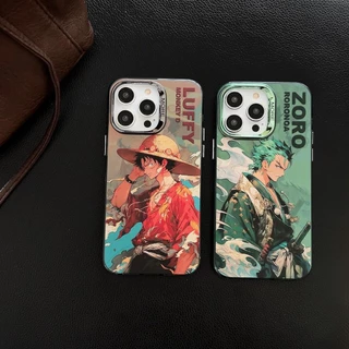 Capa Para Samsung Galaxy A53 A12 A14 A51 A71 A50 A30 A50S A72 A24 A34 Caixa De Telefone Anime One Piece Gear 5 Luffy Zoro Nika Dura À Prova De Choque