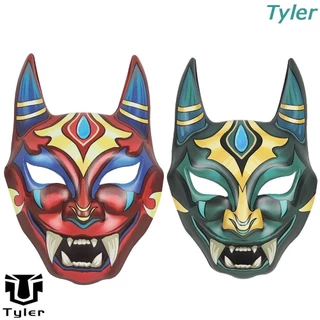 TYLER Máscaras De Halloween Hannya , Máscara De Adereços Fantasma De Rosto Cheio , Truque Brinquedos Assustadora Cospaly Cosplay Perform