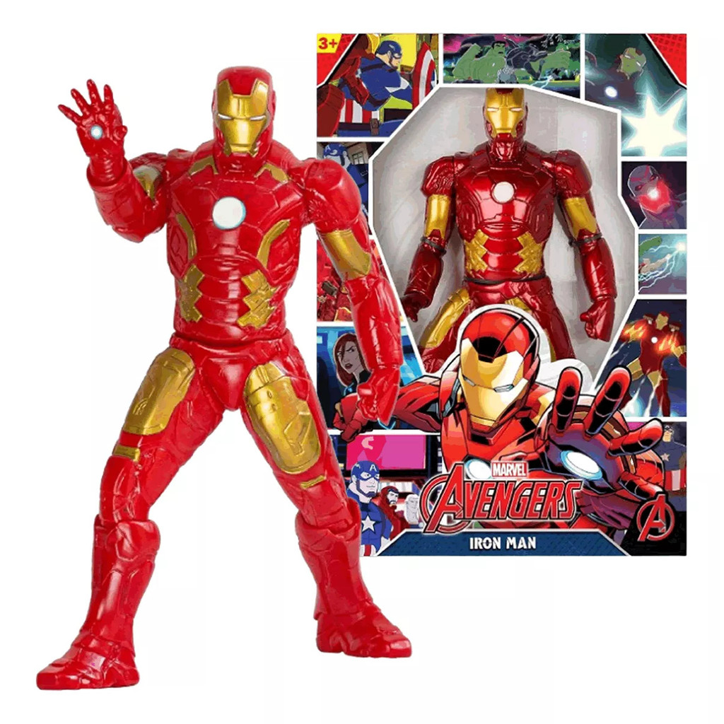 Boneco Homem de Ferro 45 cm Gigante Revolution Mimo | Shopee Brasil