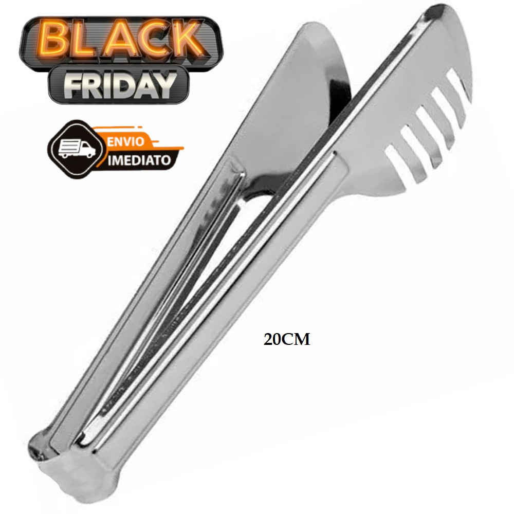 Pegador Para Macarrão 20Cm Salada Churrasco Massas Em Geral Para Cozinha Multiuso Universal Original Line