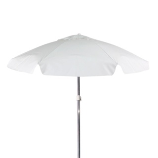 Guarda-Sol Praia Camping Quiosque em Bagum e Haste de Aluminio 2,00m Branco 10601 Belfix
