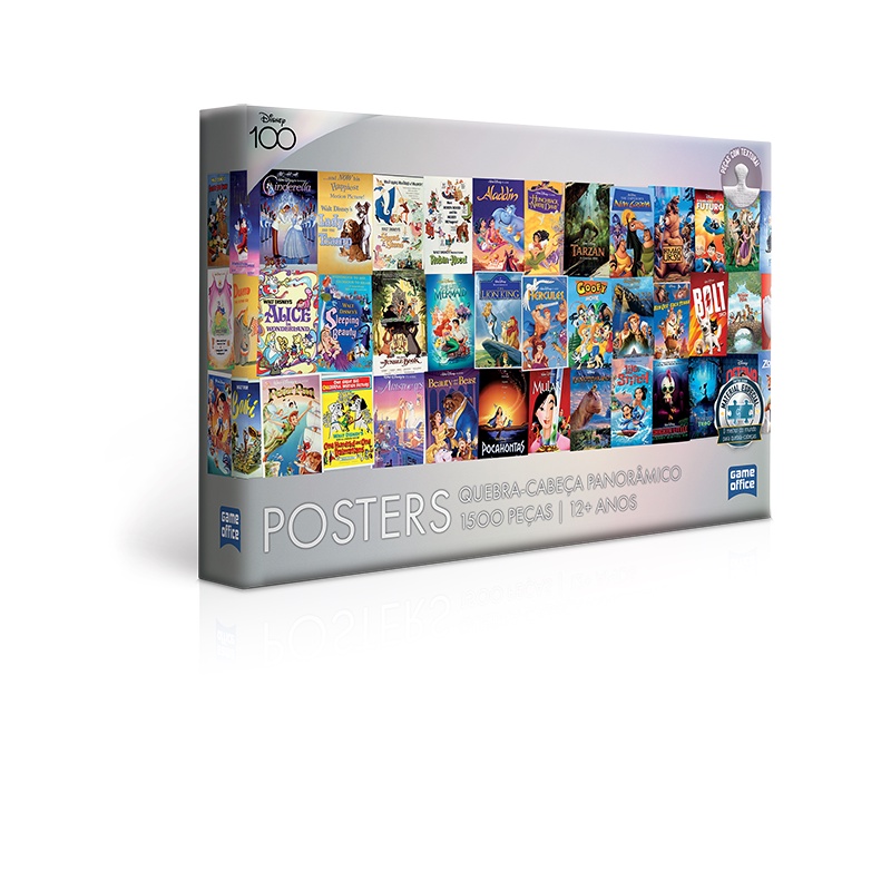 Disney Frozen Puzzle 3D Jogo Super Quebra-Cabeça 100 Peças da Estrela 