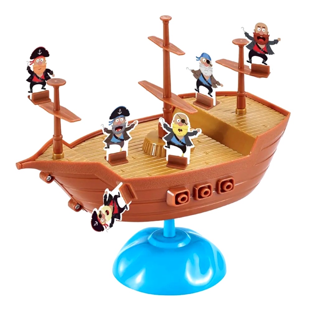 Jogo de cartas Potato Pirate Play, diferentes tipos de navios