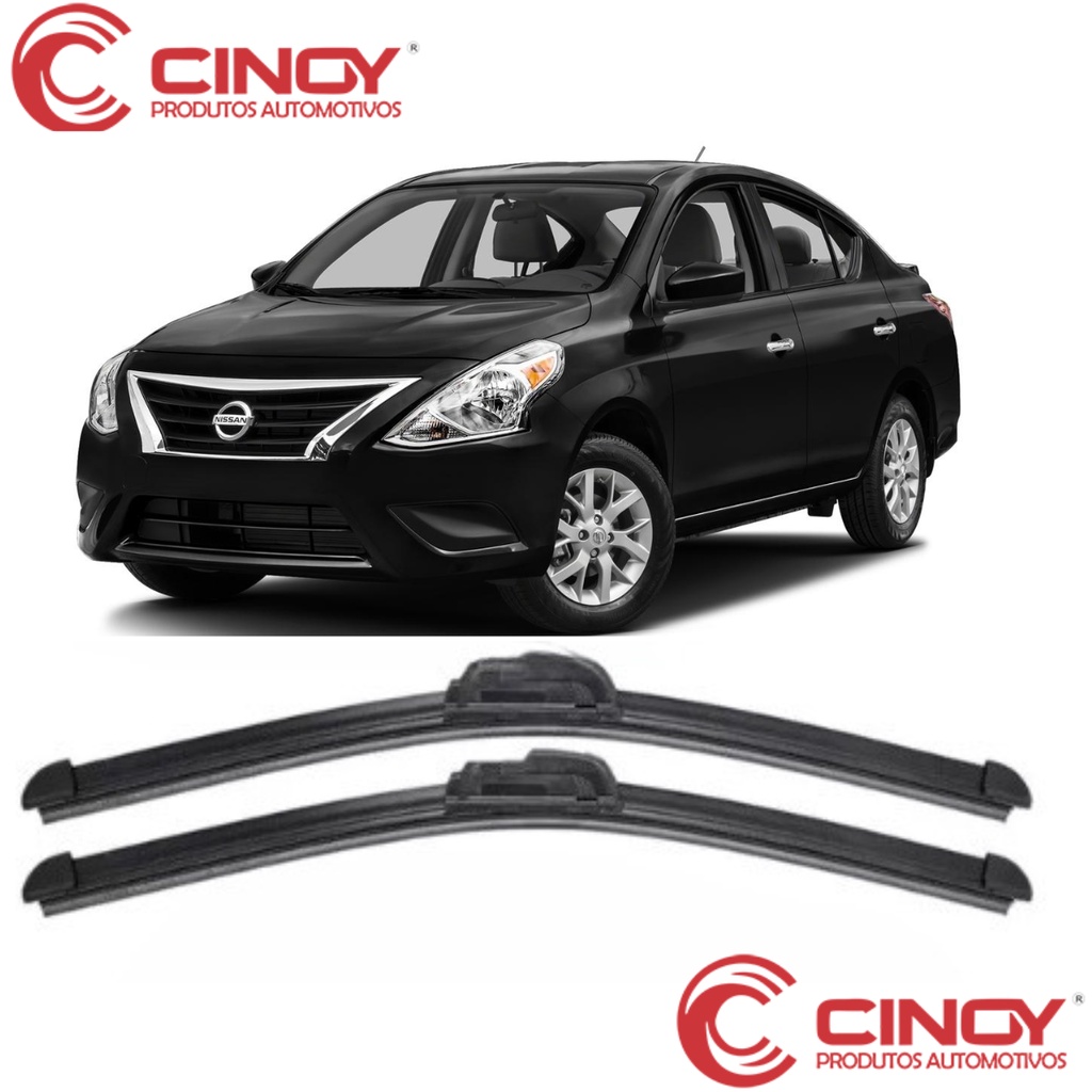 Par De Palhetas Limpadoras Nissan Kicks 2016-2021 - Silicone, Tipo Gancho, 15 E 26 Polegadas
