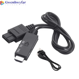 Cabo Adaptador Compatível Com GWEN Hdmi N64/SNES/NGC/SFC Para Conversor De Console De Jogos