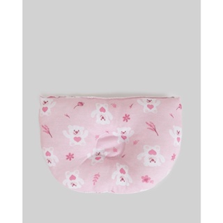 Travesseiro Bebê Anatômico Estampa Urso Rosa