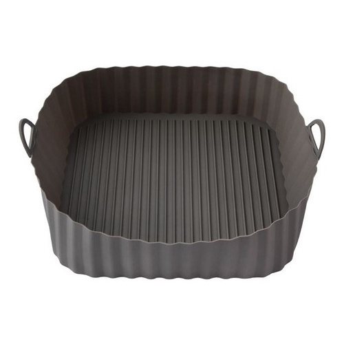 Forma Silicone Fina Reutilizável Air Fryer Tamanho 16cm ou 18cm Retangular Multiuso