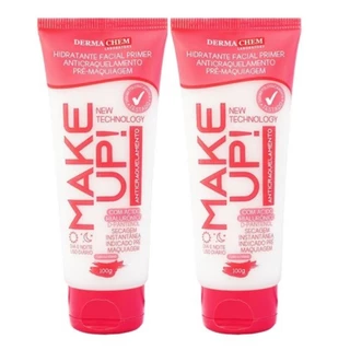 Kit Com 2 Hidratante Primer Anticraquelamento Dermachem