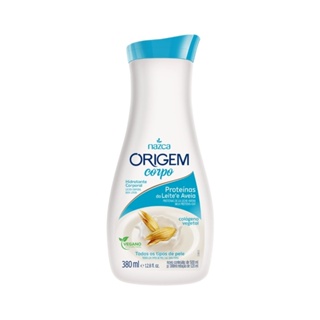 Loção Hidratante Corporal Nazca Origem Proteínas Leite De Aveia 380ml