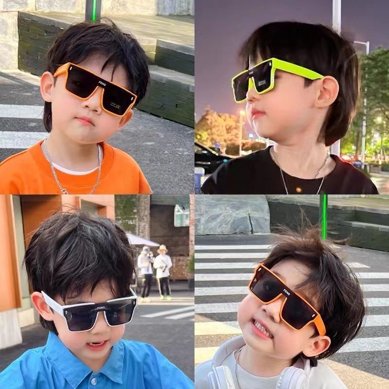 Óculos De Sol Para Crianças Da Moda Coreana Meninos E Meninas Infantil Bebês