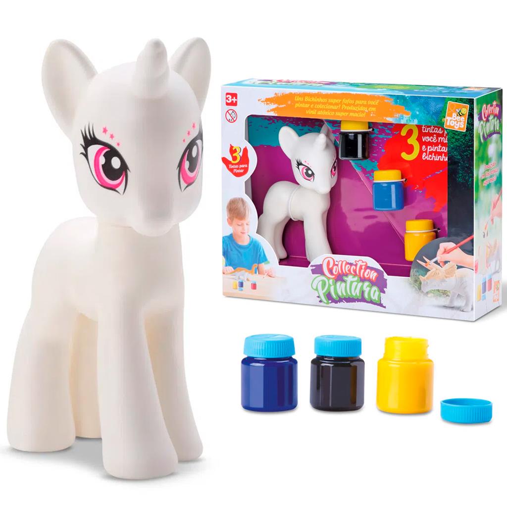 Toyvian 4 Pcs Colorir Embrião Branco Kit De Pintura De Animais Trabalhos  Manuais Pintar Por Números Para Crianças De 4 a 8 Anos Jogos De Unicórnio  Dit