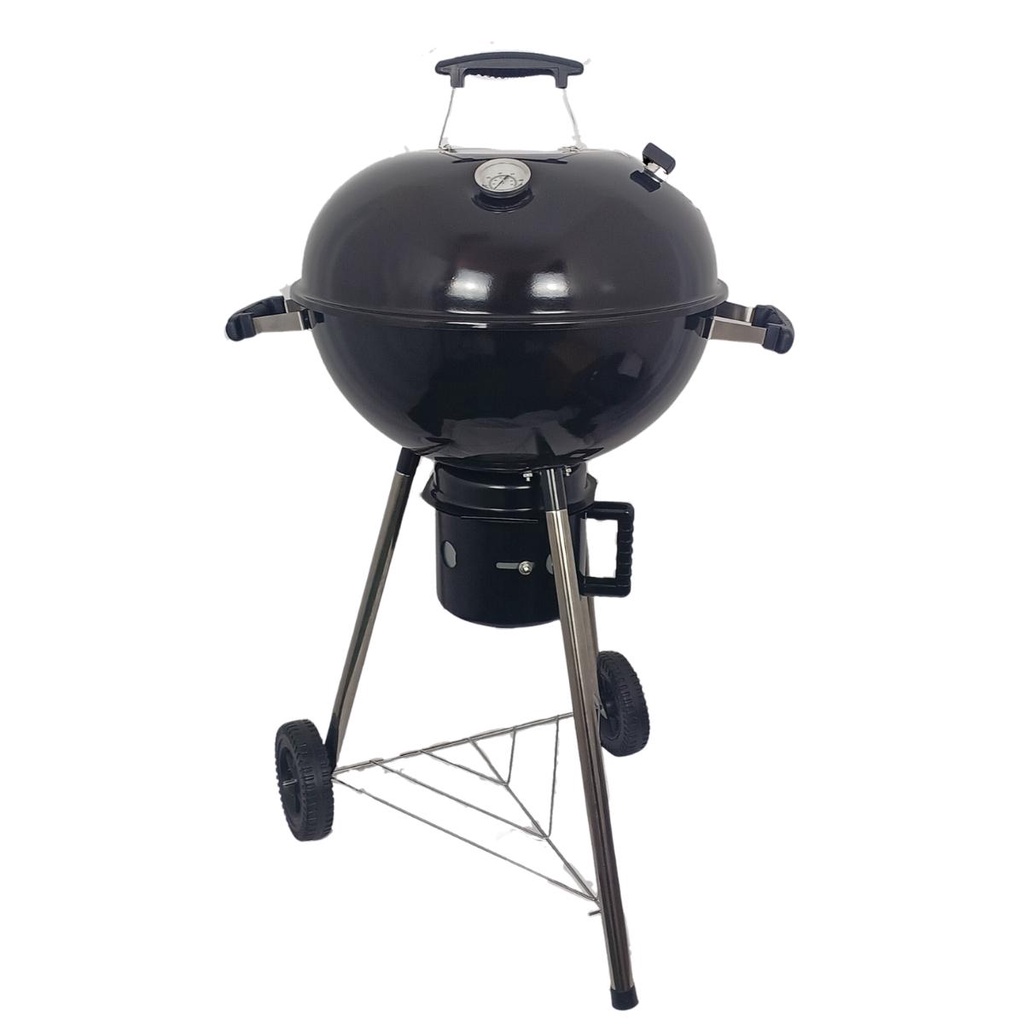 Churrasqueira Parma 18,5 " Premium - Compacta Redonda a bafo móvel com recipiente para carvão