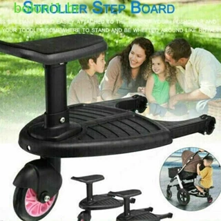 BOLONI Carrinho De Passeio De Bebê Com Pedal Auxiliar De Conveniente Cor Sólida Conector Do Placa Planadora De Assento Segunda Criança Reboque
