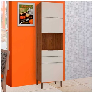 Paneleiro 2 Portas Basculantes 2 Gavetas 60cm Viv Luz Kits Paraná