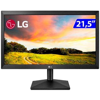Monitor LG LED 21.5 Polegadas Wide Full HD HDMI Inclinação Ajustável 22MK400H-B