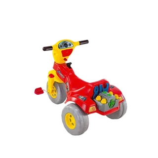 Velotrol Motoca com Pedal Triciclo Infantil Magic Toys Com Acessórios Menino Bebê Criança