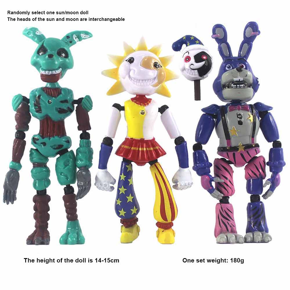 FNAF Five Nights At Freddy s Action Figures Jogo De Figuras De