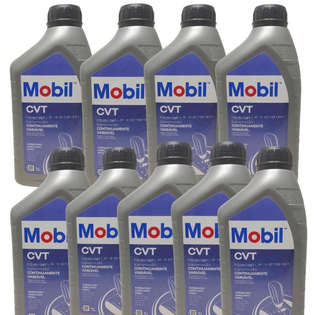 Kit 9 Oleo Transmissao Cambio Automatico Mobil Cvt