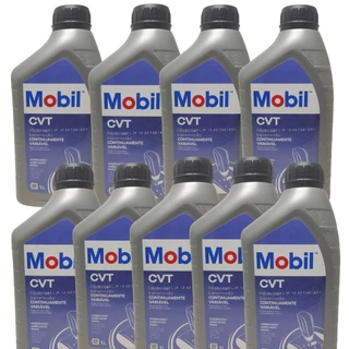 Kit 9 Oleo Transmissao Cambio Automatico Mobil Cvt