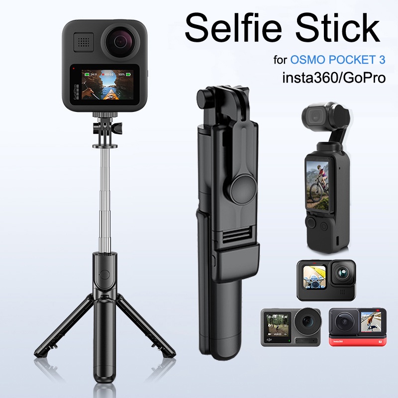 Palo selfie extensible de mano para Gopro, palo selfie para Gopro HERO,  Xiaomi, SJCAM, accesorios de