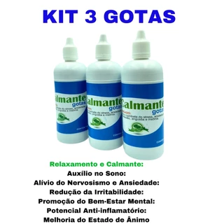 3x Gotas calmante 100% natural - Experimente a Gota Calmante e transforme sua noite!