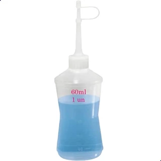 Almotolia Pisseta Plástica Para Limpeza De Extensão De Cílios 60 Ml
