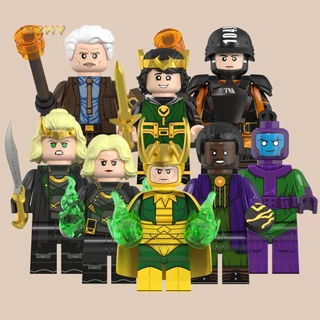 Super Heróis Loki Sylvie Mobius Renslayer Kang The Conqueror Mini Building Blocks Brinquedos Infantis Presente