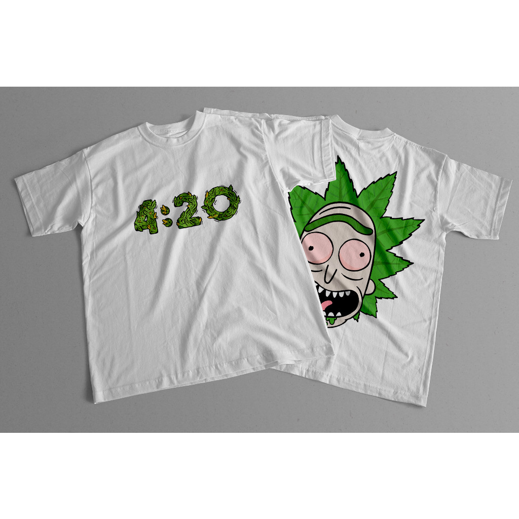 店舗用品 rick Camiseta Rick And Morty 4:20 Rick Camisa Streetwear Algodão