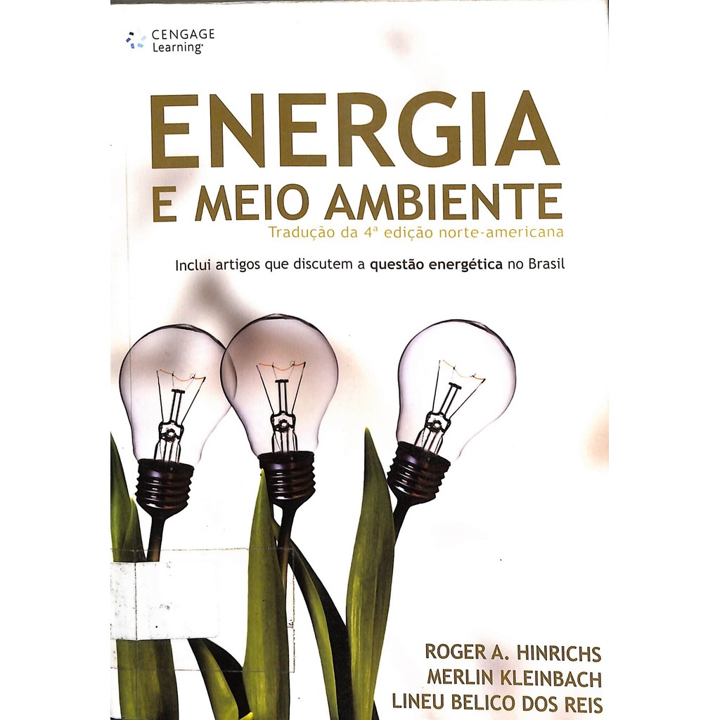 Livro Energia e meio ambiente de Roger A. Hinrichs | Shopee Brasil