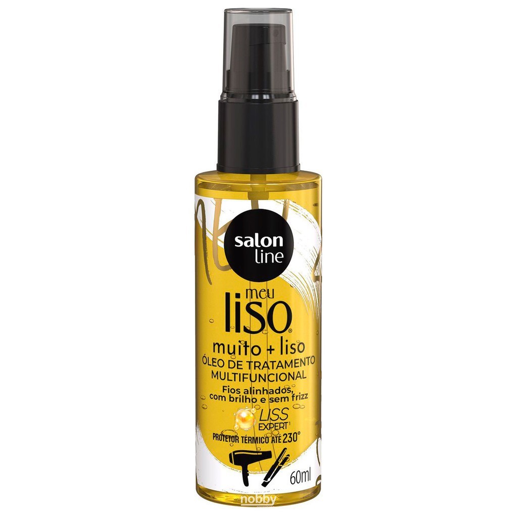 Óleo Multifuncional Meu Liso Muito + Liso Salon Line 60ml | Shopee Brasil