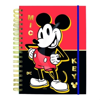 Caderno inteligente Mickey com 10 matérias Universitário