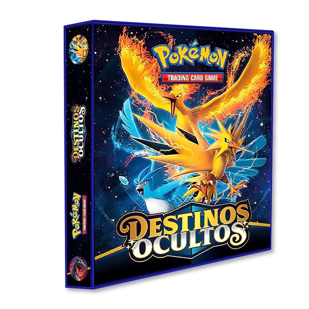 Álbum Pokémon Pasta tipo Fichário para Cards Reforçado Capa Dura