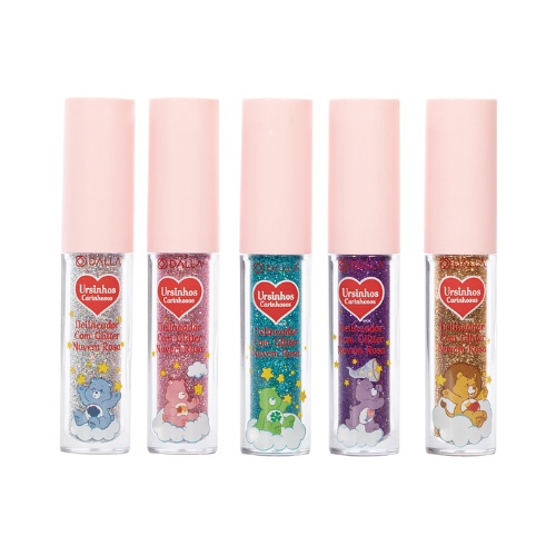 Delineador Líquido Glitter Nuvem Rosa Ursinhos Carinhosos