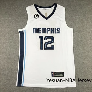 Memphis Grizzlies 12 Ja Morant Basketball Nba Jersey 2023 Camiseta De Basquetebol TIME NBA