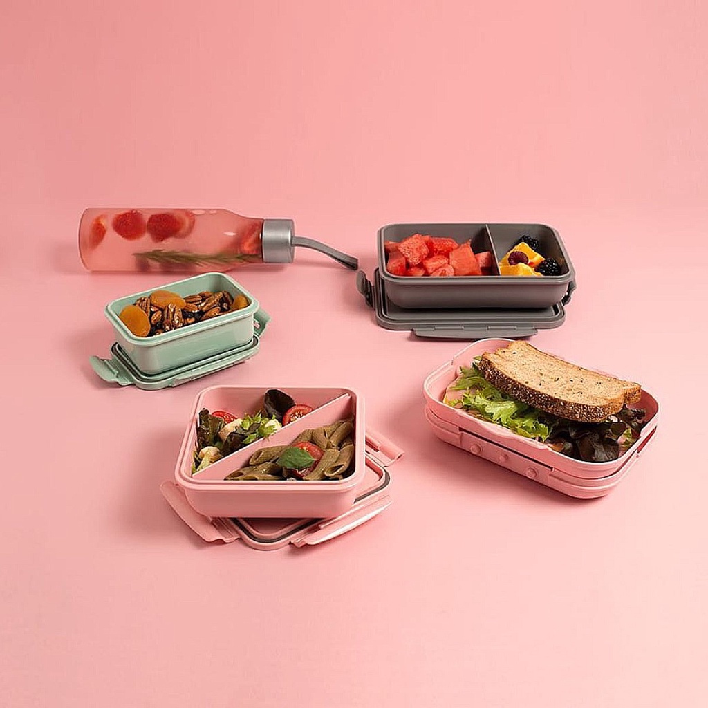 Mini Marmita com Vedação Hermética Tampa com Trava Click Pote para Armazenar Alimento Lancheira