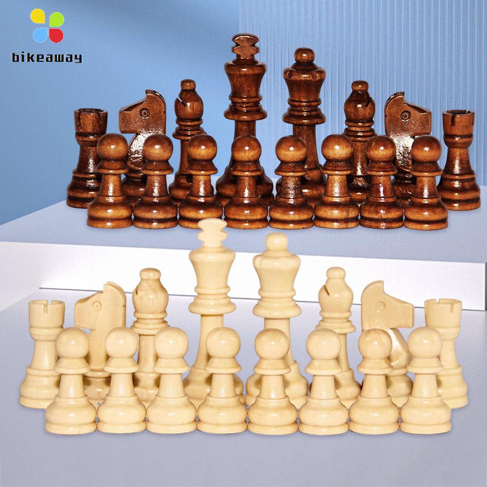 Substituição do jogo de xadrez de madeira de peças de xadrez internacional  de 32 peças