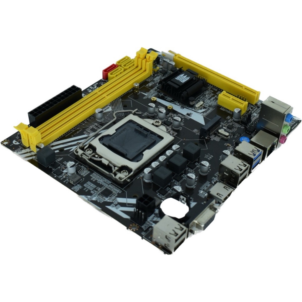 Placa Mãe Gamer Lga 1155 B75 Ddr3 M2 Nvme I3,i5,i7 Lan Giga