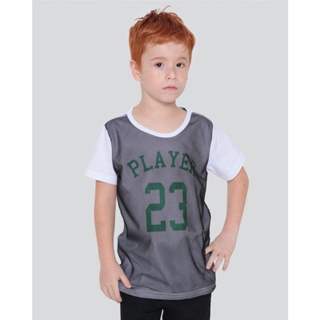 Camiseta Infantil Player 23 Branca