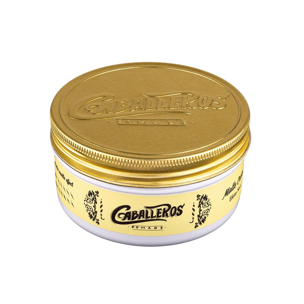 Pomada Para Cabelo Efeito Seco Matte Cream 100g Caballeros