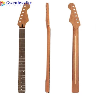 GWEN Guitarra Pescoço 22 Fret Mahogany Fretboard De Madeira Com Linha De Centro Traseiro Elétrica De Substituição Fingerboard