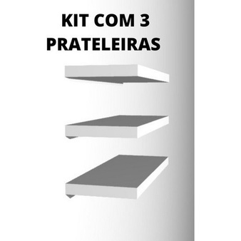 Kit 3 Prateleiras Quarto Infantil/ Decoração De Ambientes