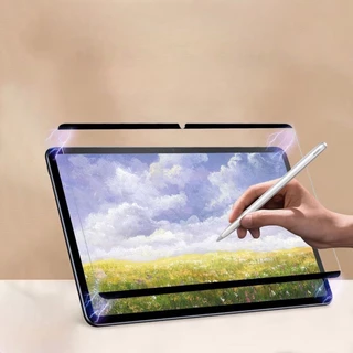 Pintura Magnética Com Filme Protetor De Tela Fosco Para Samsung Galaxy Tab S8 S9 S7 Plus Ultra FE A9 + S9FE S6Lite Removível