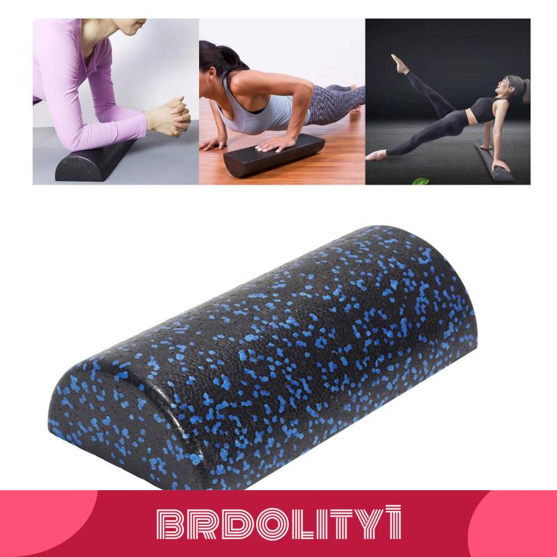 Brdolity1] Meio Rolo De Espuma Pilates Pliability Balance Training Foam  Massagem Para Equipamento De Ginástica Em Casa Fitness Gym