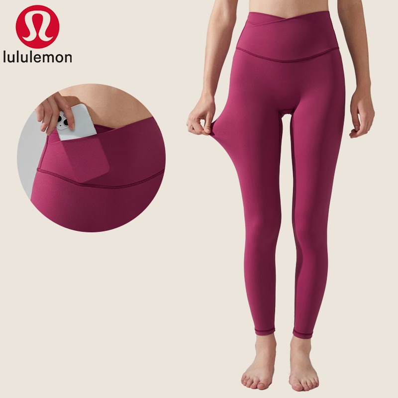 Lululemon Summer Yoga Pants Nude High Waist Hip Raising Nona