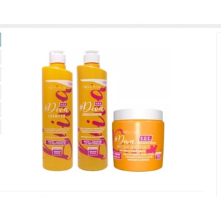 Troia Hair Manutenção Poderosa SOS Diva 3X500ml