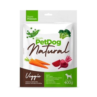 Biscoito para Cães PetDog Natural Veggie 400g