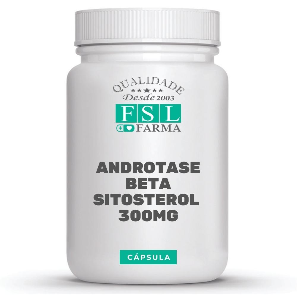 Androtase Beta Sitosterol 300mg | Próstata e Conforto Urinário 30 Cápsulas